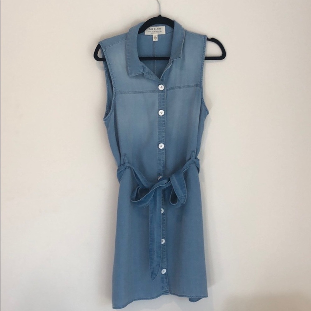 Anthropologie Cloth and Stone Denim Dress
